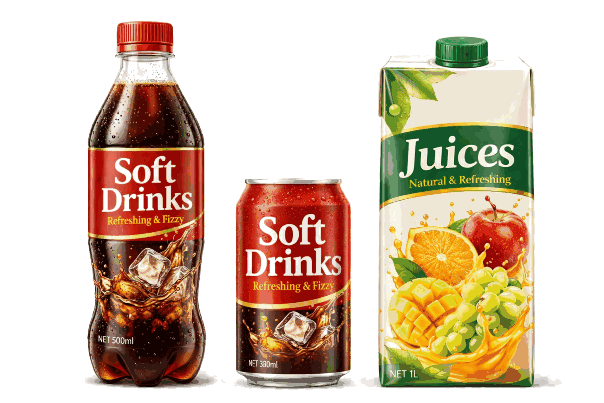 Soft Drinks & Juices
