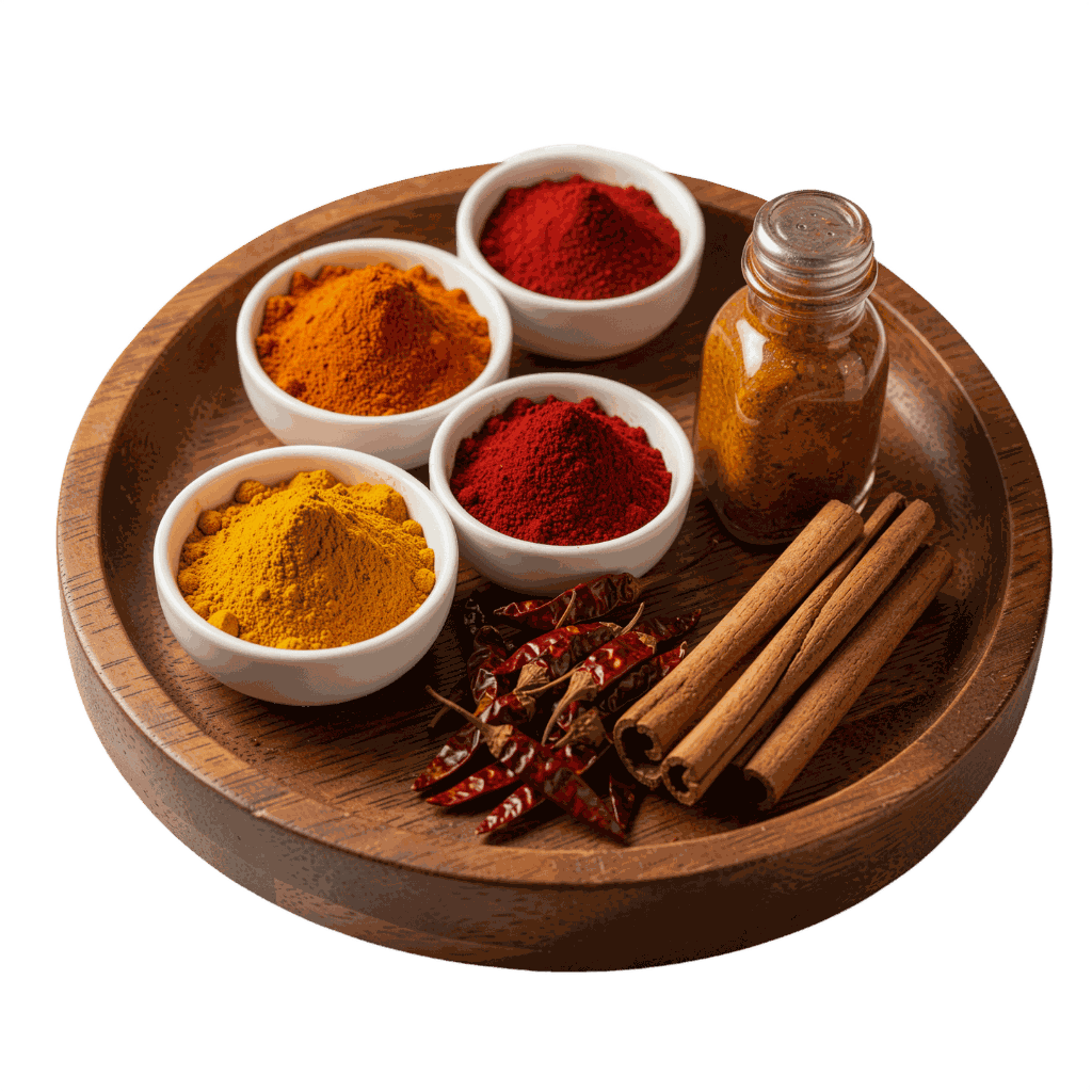 Spices, Masalas & Condiments