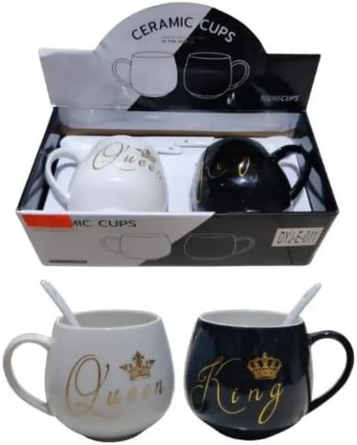 Mug Set King And Queen