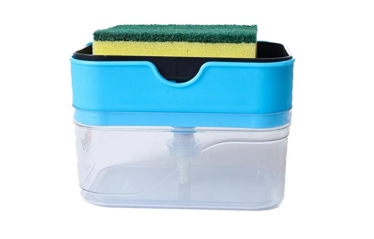 2 In 1 Sponge Holder & Soap Dispenser