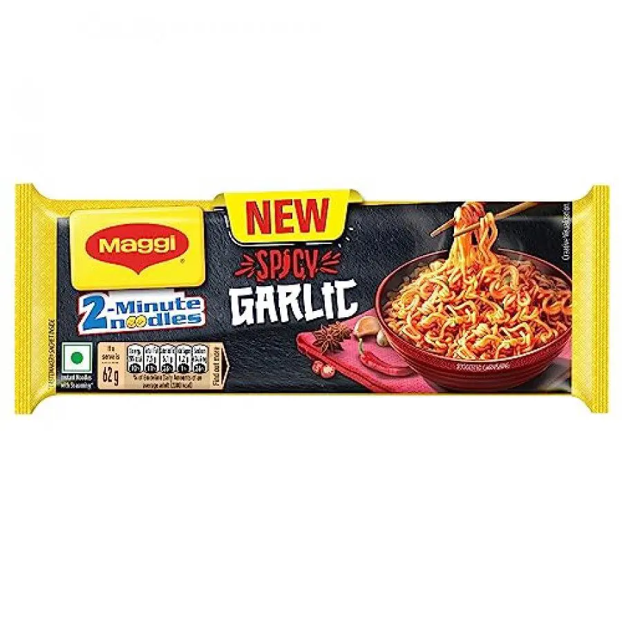 Maggi 2-Minute Spicy Garlic Noodles  248 G