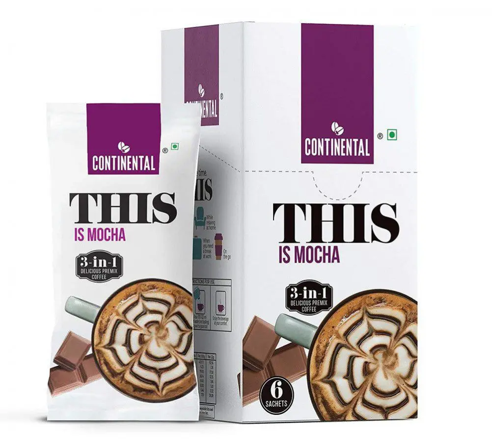 Continental Mocha 3 In 1 Delicious Premix Coffee 22g