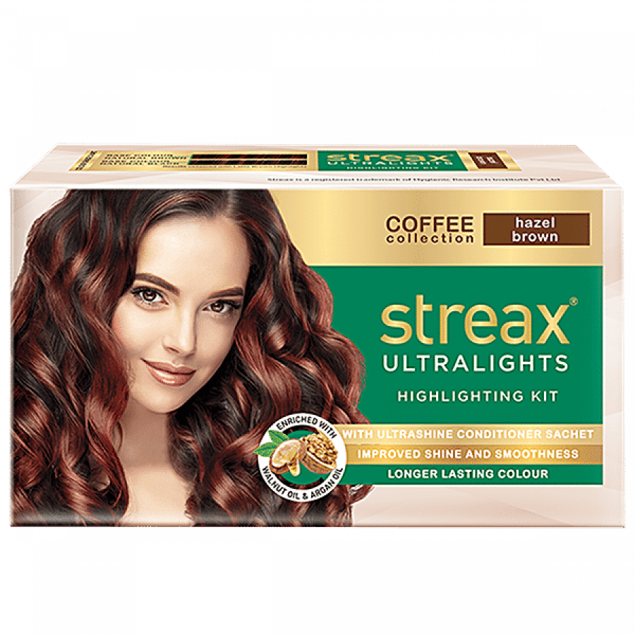 Streax Ultralights Highlighting Kit Coffee Collection Hazel Brown