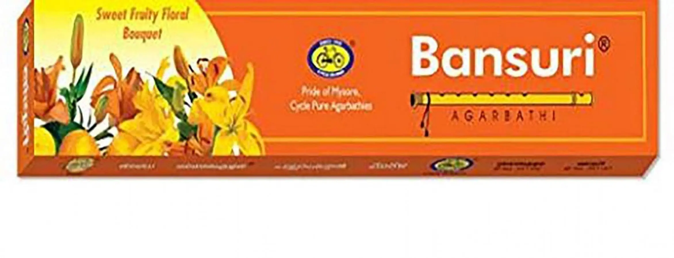 Cycle Flute Bansuri Agarbatti Economy 122 Gms Box