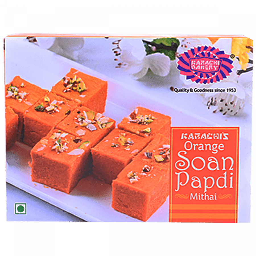Karachi Bakery Orange Soan Papdi 200gm