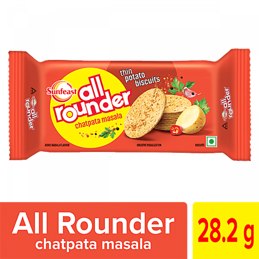 Sunfeast Light & Crunchy Potato Biscuit  28.2 G Pouch