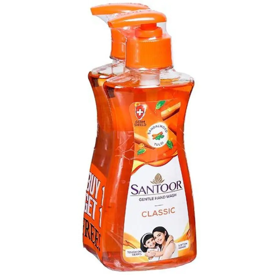 Santoor Hand Wash Classic 215ml