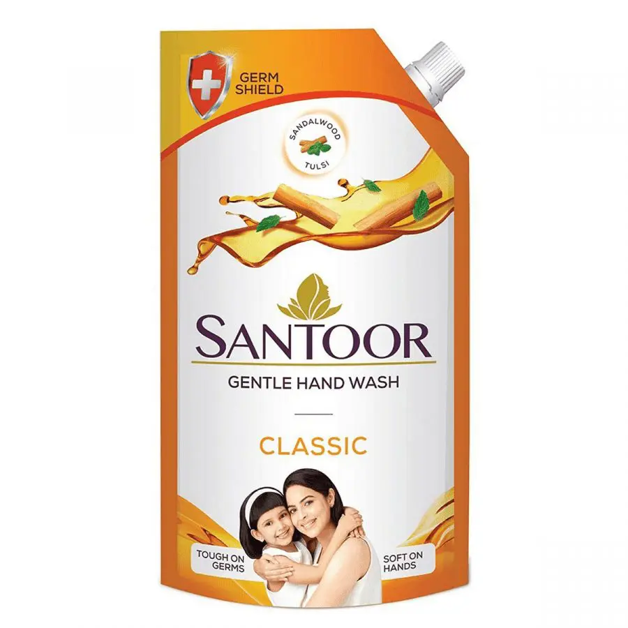 Santoor Classic Gentle Hand Wash 700 Ml