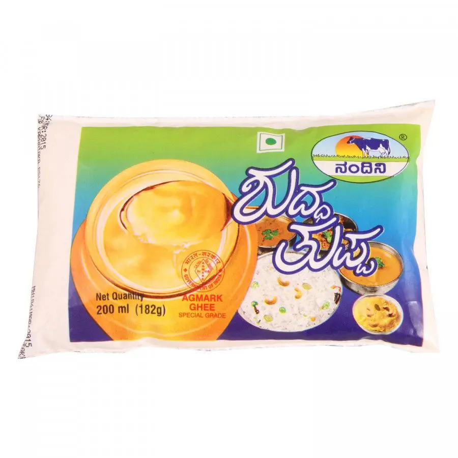 Nandini Pure Ghee  200ml Pouch