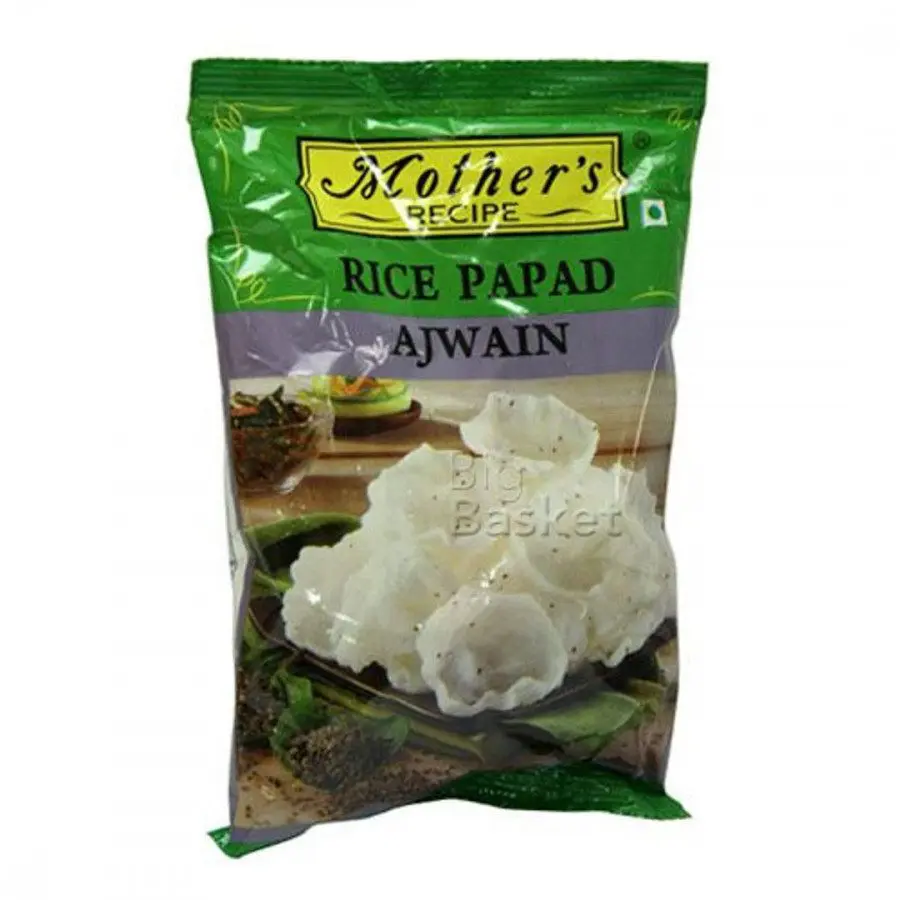 Mother's Recipe Rice Papad Ajwain 75G