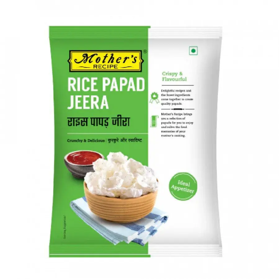 Mother's Recipe Rice Papad Jeera 75g