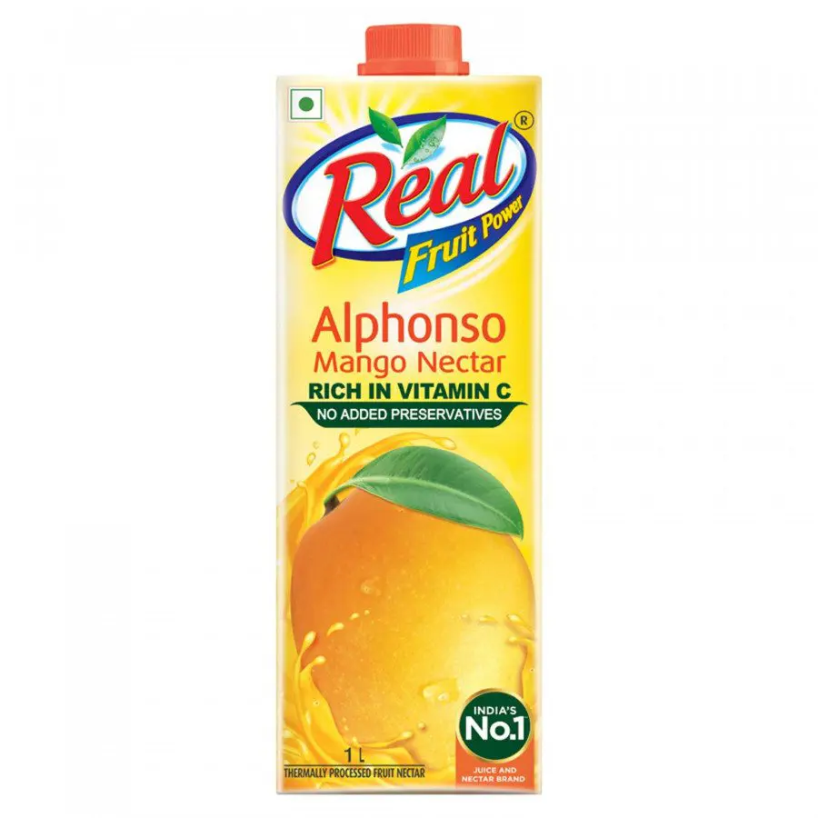 Real Fruit Power Alphonso Mango Nectar Juice 1 Litre