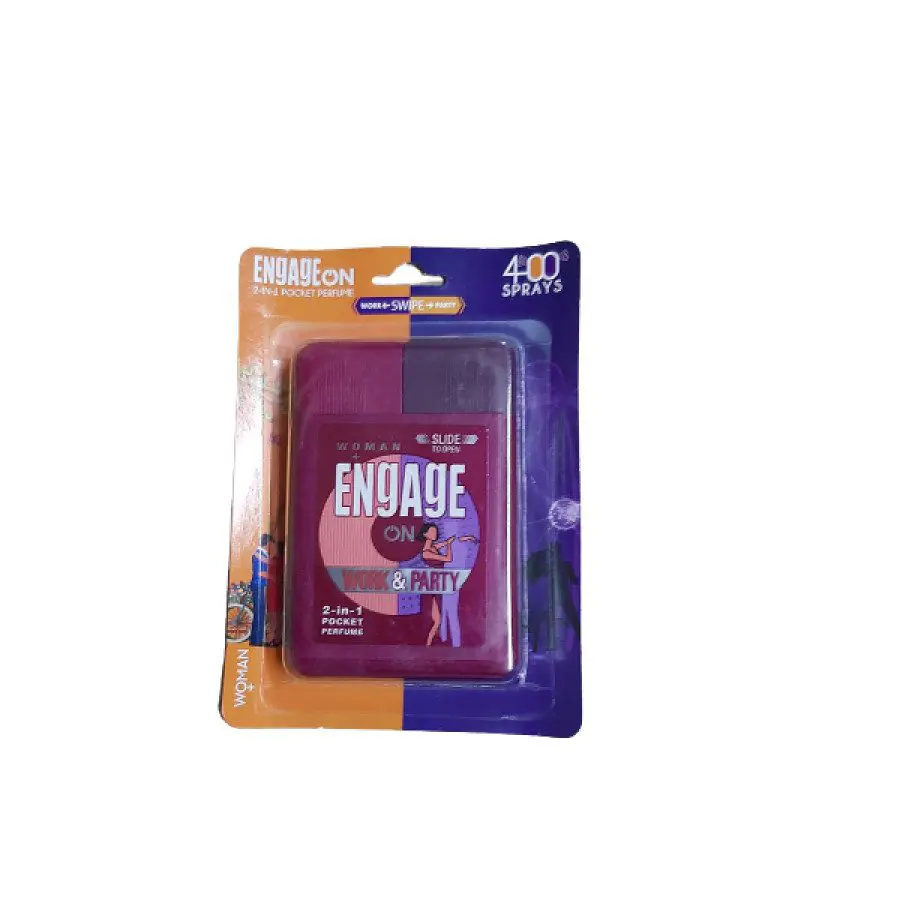Engage On 2-In-1 Pocket Perfume Woman Work & Party, 28 Ml