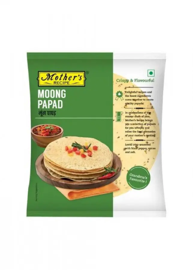 Mother's Recipe Papad - Moong  180 G