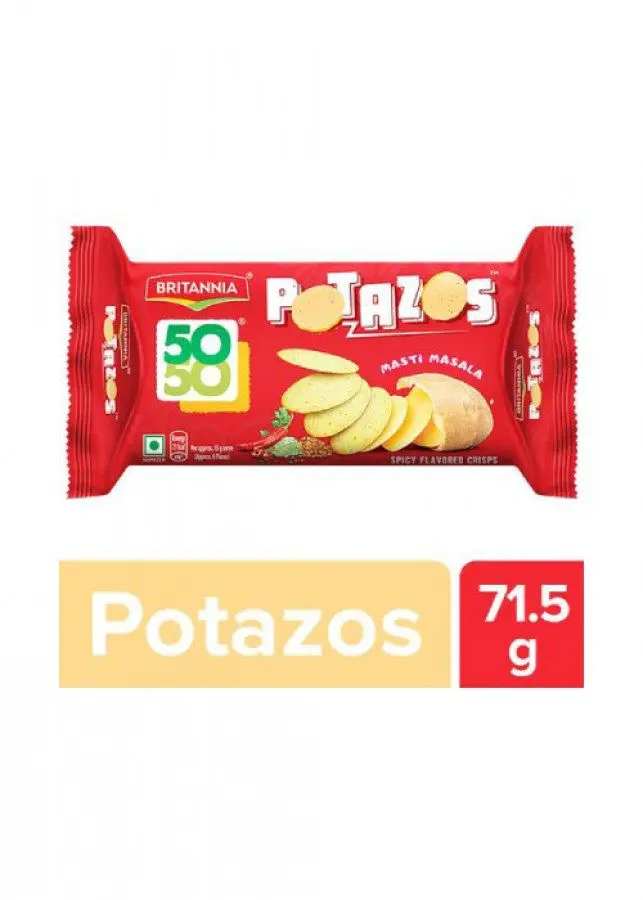 Britannia 50 50 Potazos Spicy