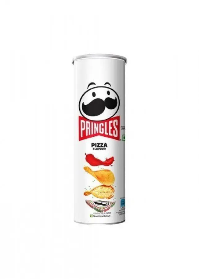 Pringles Potato Chips ? Pizza Flavoured  Crunchy  Crispy