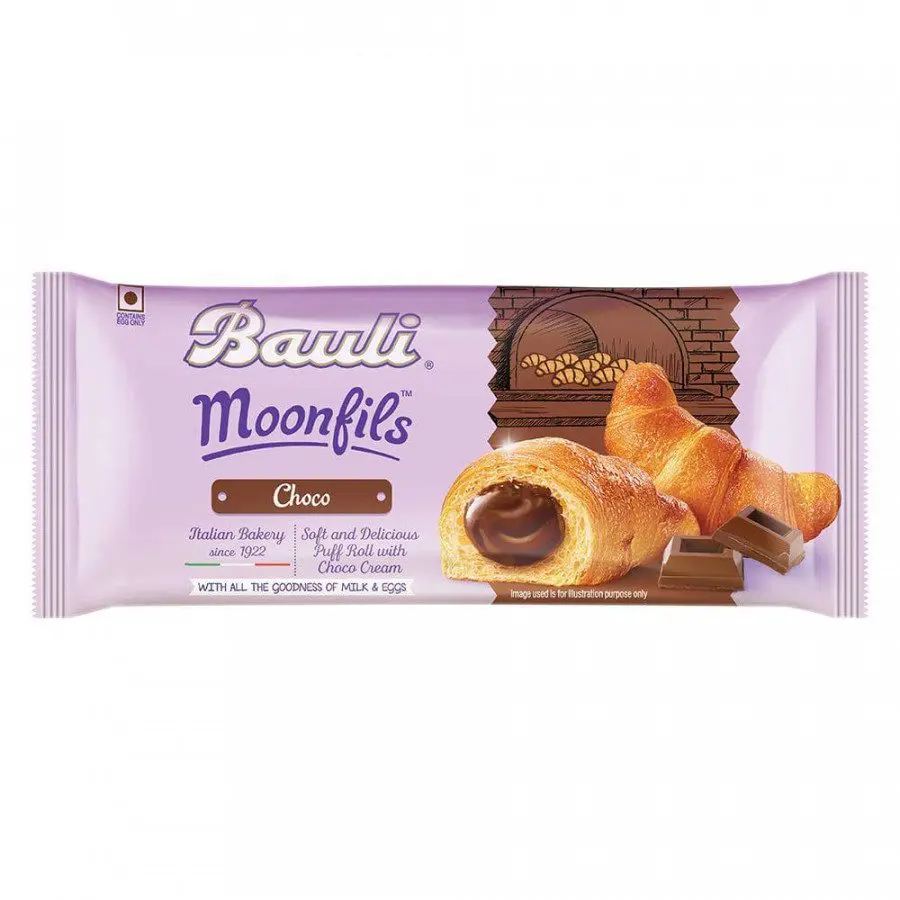 Bauli Moonfils Puff Roll  Choc