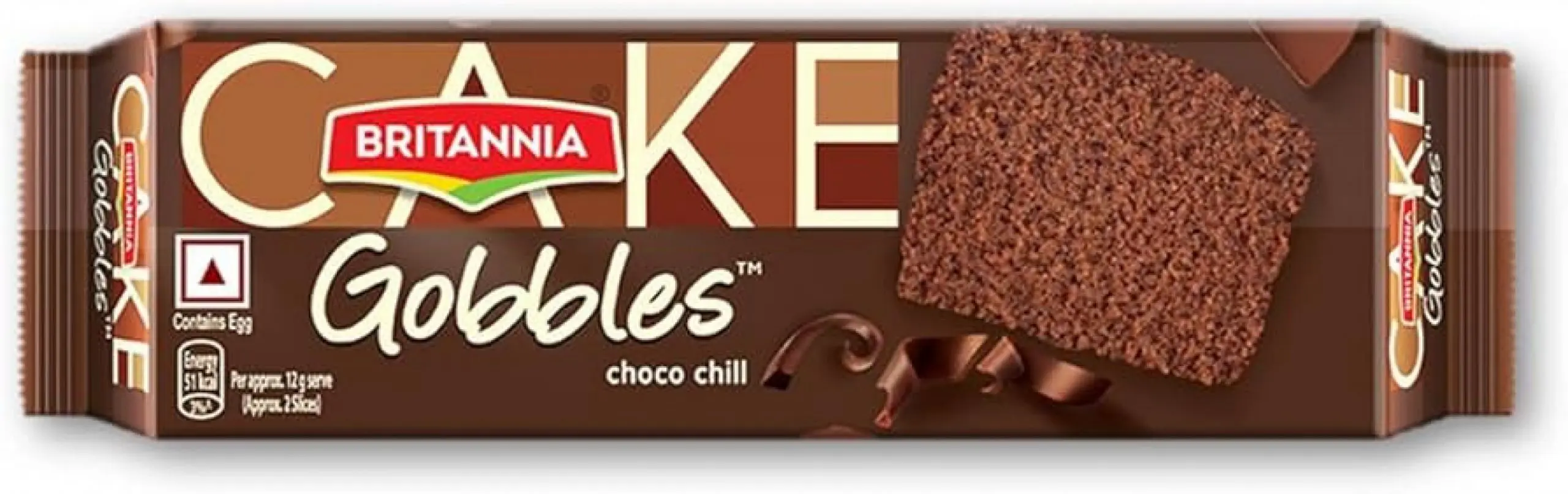 Britannia Gobbles Choco Chill Cake  50g