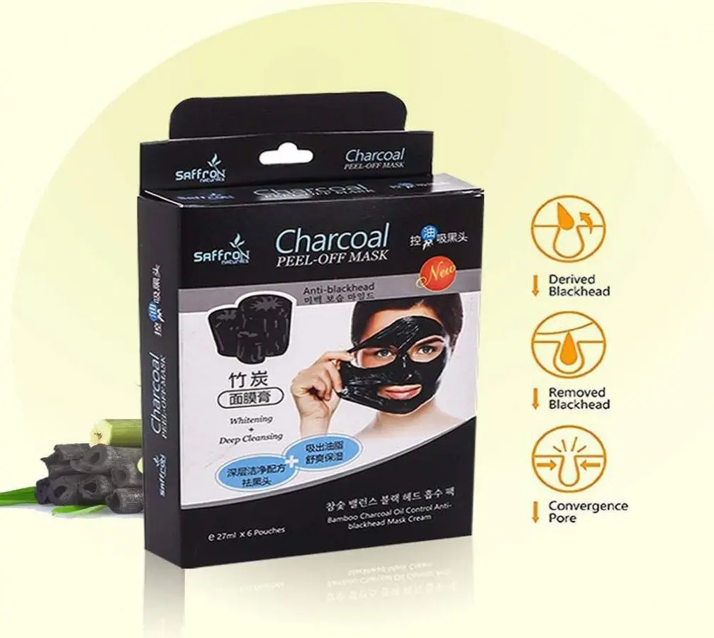 Charcoal Saffron Peel Off Mask 27ML