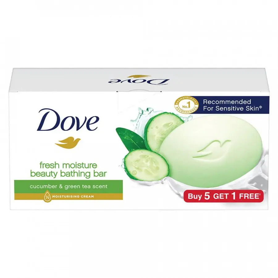 Dove Fresh Moisture Beauty Bathing Bar Moisturising Cream 75G