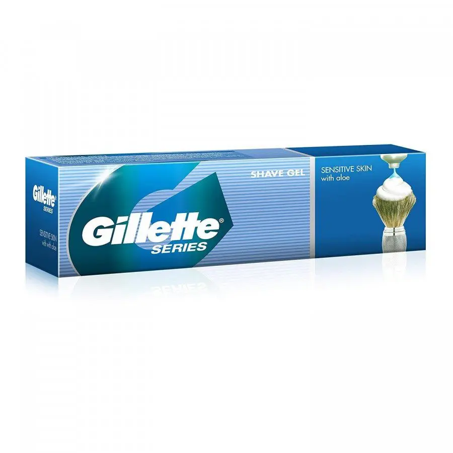 Gillette Shave Gel - For Sensitive Skin  With Aloe  60 G