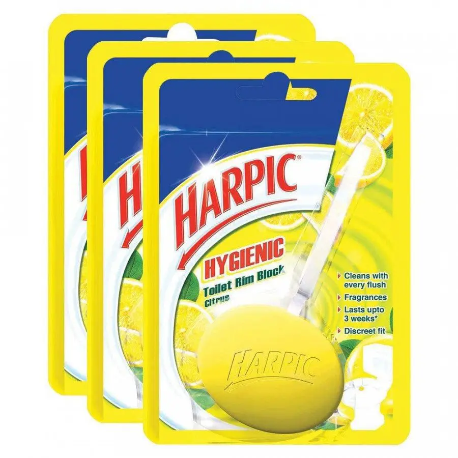 Harpic Hygienic Toilet Rim Block Citrus 26G