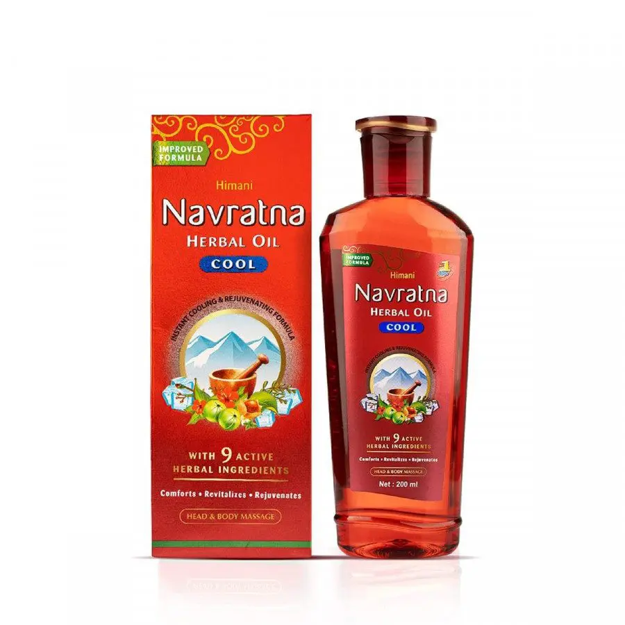 Navratna Ayurvedic Oil Cool 200Ml