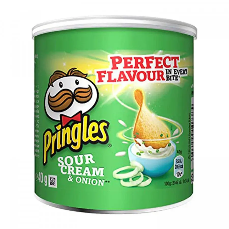 Pringles Sour Cream & Onion Flavour 40G