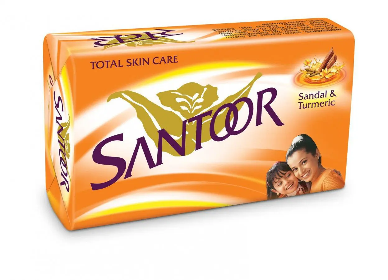 Hindustan Unilever Santoor Sandal & Turmeric Soap 150g