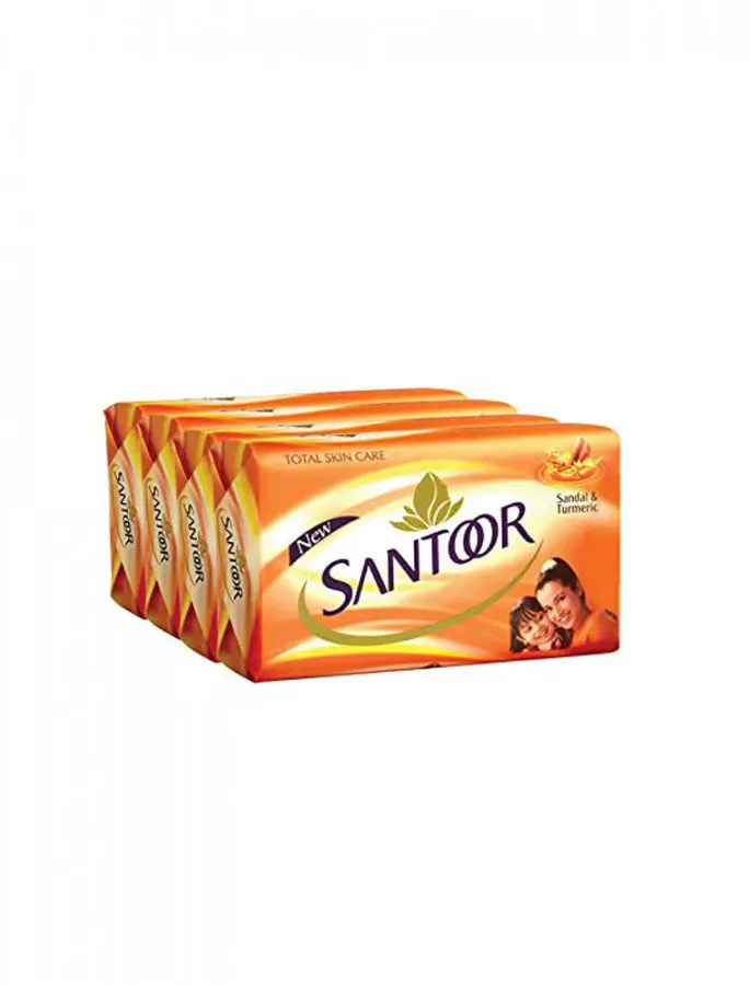 Santoor Soap Sandal & Turmeric 46g X 4