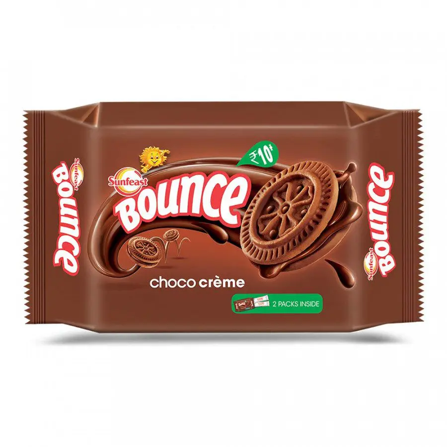 Itc Sunfeast Bounce Choco Creme Biscuits 64G