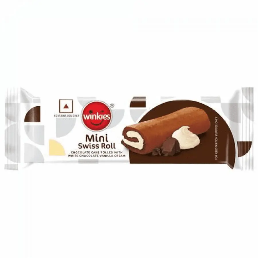 Winkies Mini Swiss Roll 25g