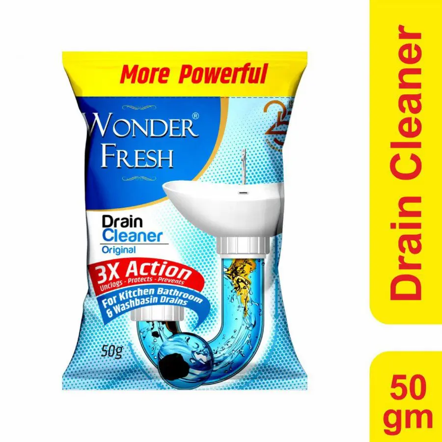 Wonder Fresh Drain Cleaner Original 3x Action 50gm