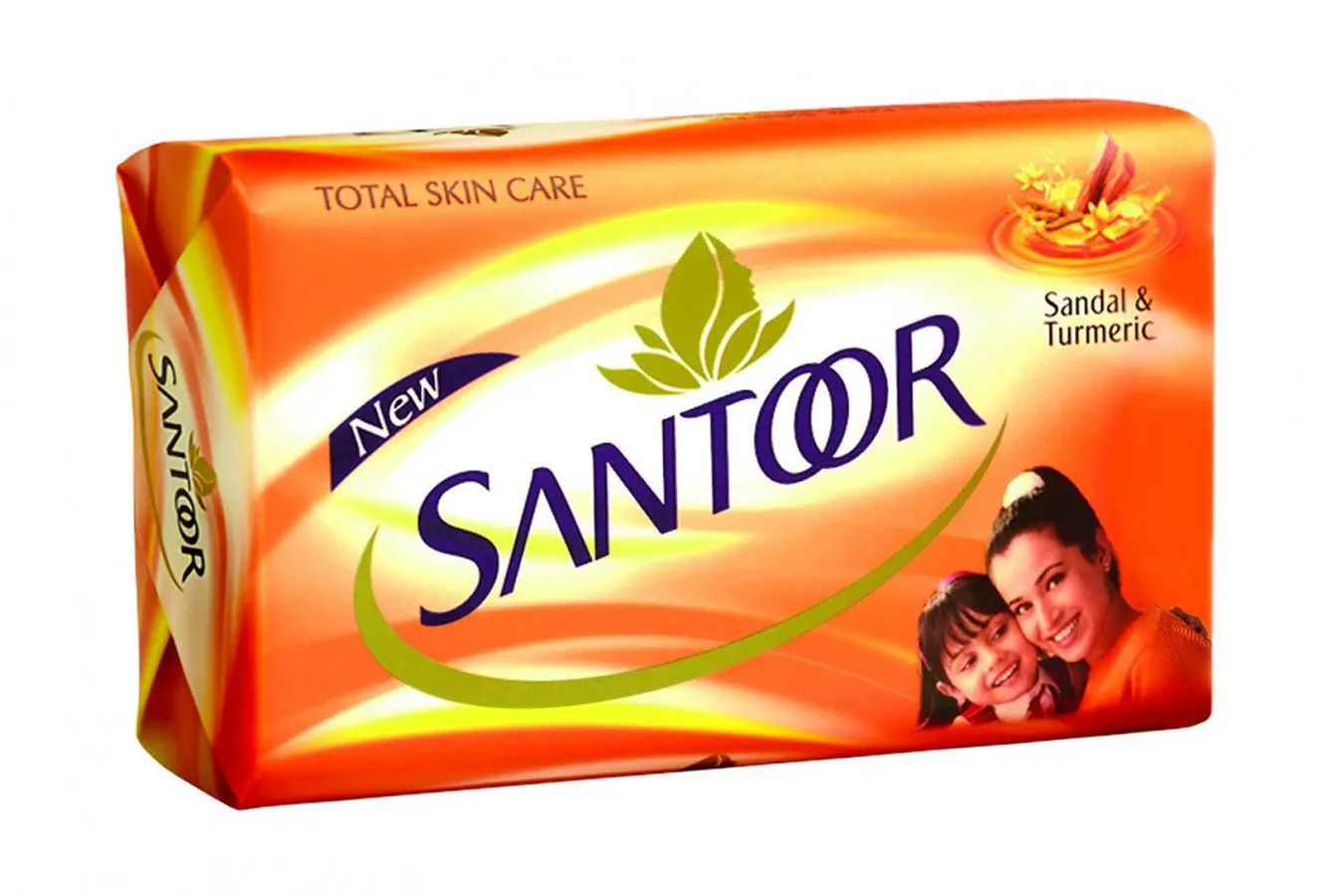 Santoor Sandal & Turmeric Soap 100g