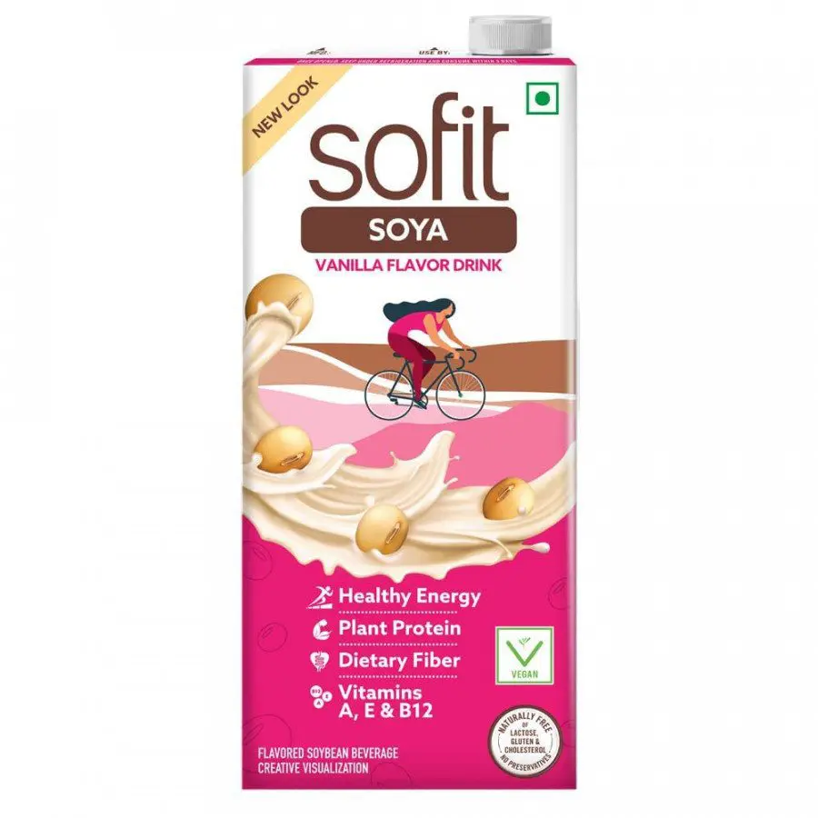 Sofit Soya Vanilla Flavour Drink, 180 Ml