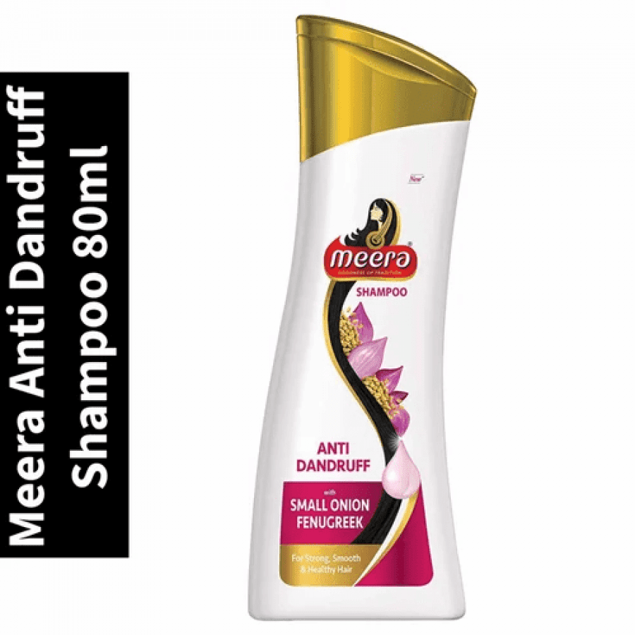 Meera Shampoo Anti Hair Dandruff Small Onion Fenugreek 80ML