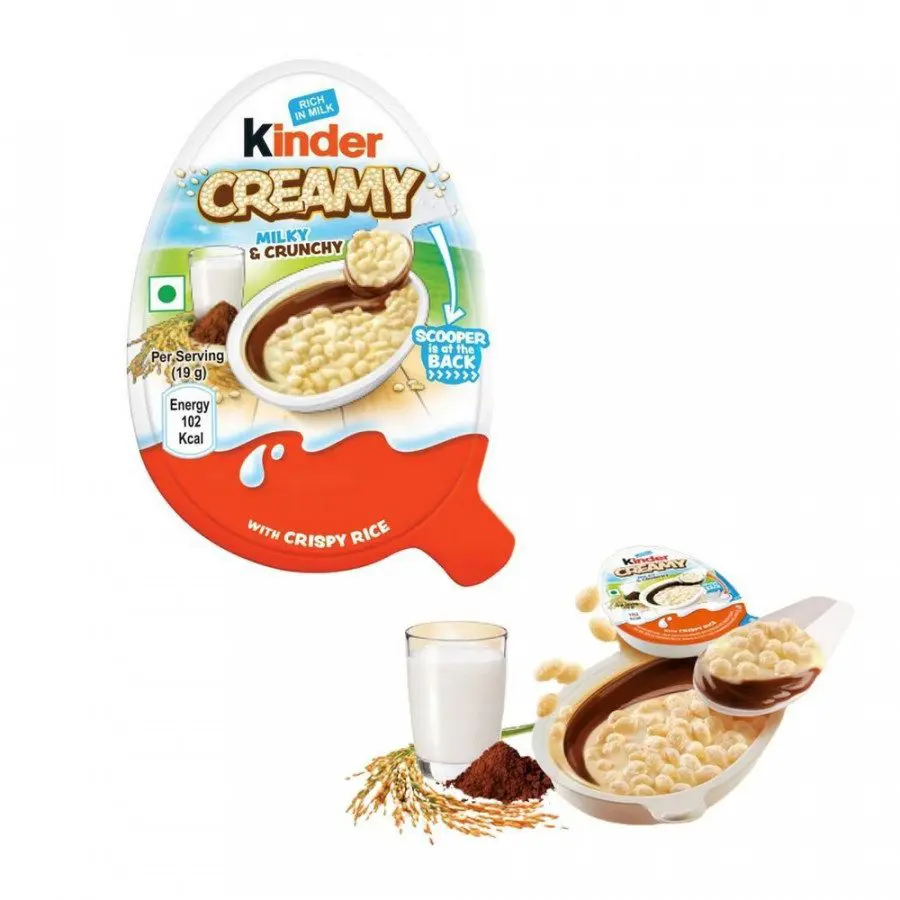 Kinder Creamy Milky & Crunchy 19g