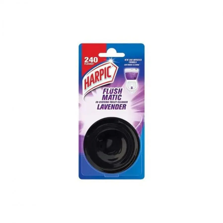 Harpic Flush Matic In-cistern Toilet Cleaner Lavender 100gm