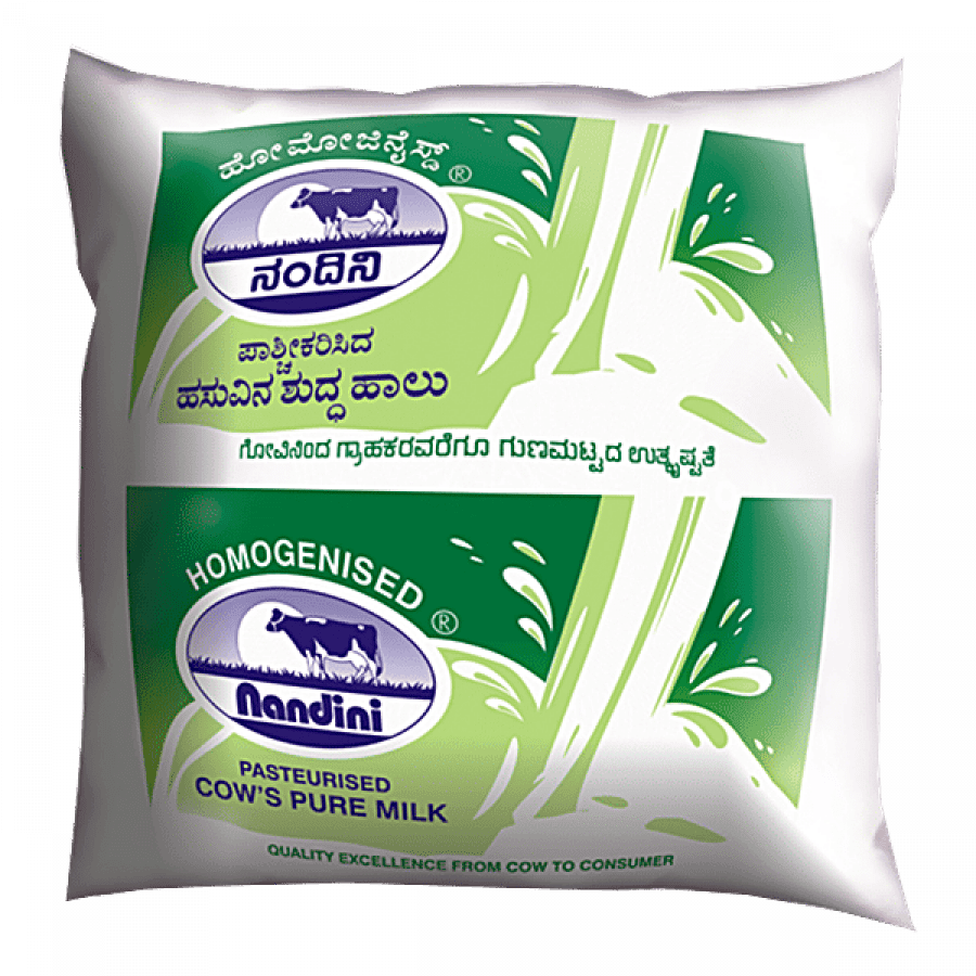 Nandini Homogenised Cow Pure  550 Ml Pouch