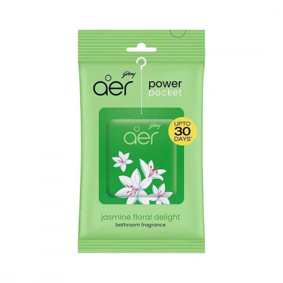 Godrej Aer Power Pocket Floral Delight Bathroom Freshener 10g