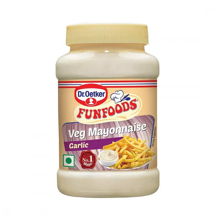 Dr. Oetker Funfoods Veg Mayonnaise Garlic 250G