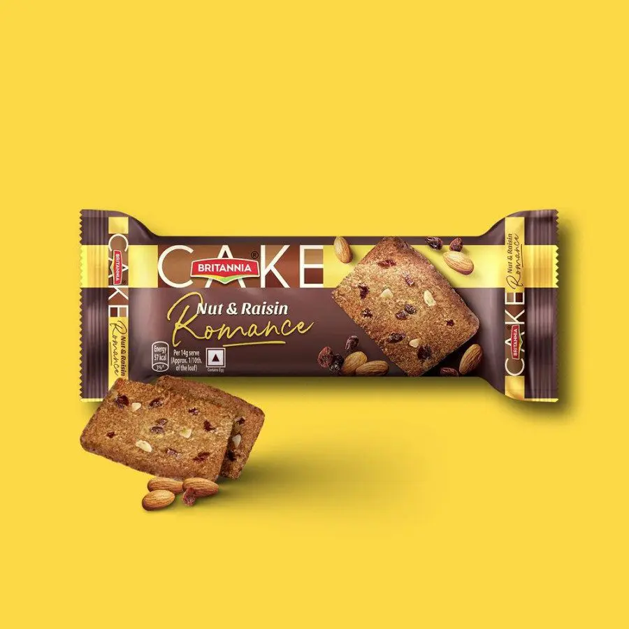 Britannia Cake Nut & Raisin 150G