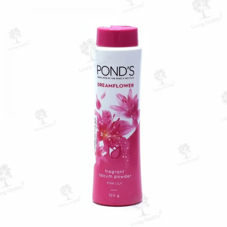 Pond's Dreamflower Fragrant Pink Lily Talc Powder (100g)