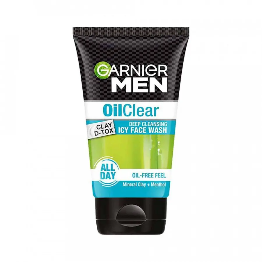 Garnier Men Oil Clear Deep Cleansing Icy Face Wash 100Ml