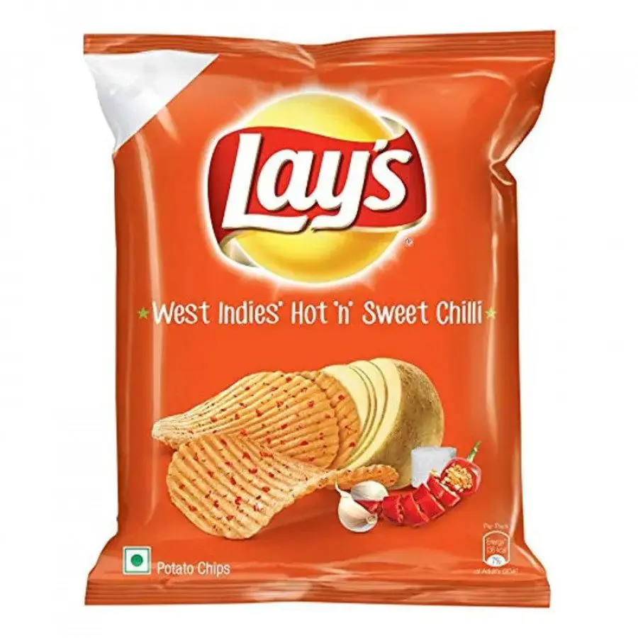 Lay's West Indies Hot N Sweet Chilli Potato Chips 52gms