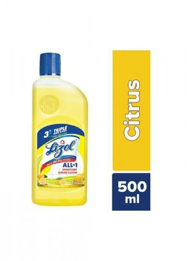 Lizol Disinfectant Surface Cleaner Citrus  500ml