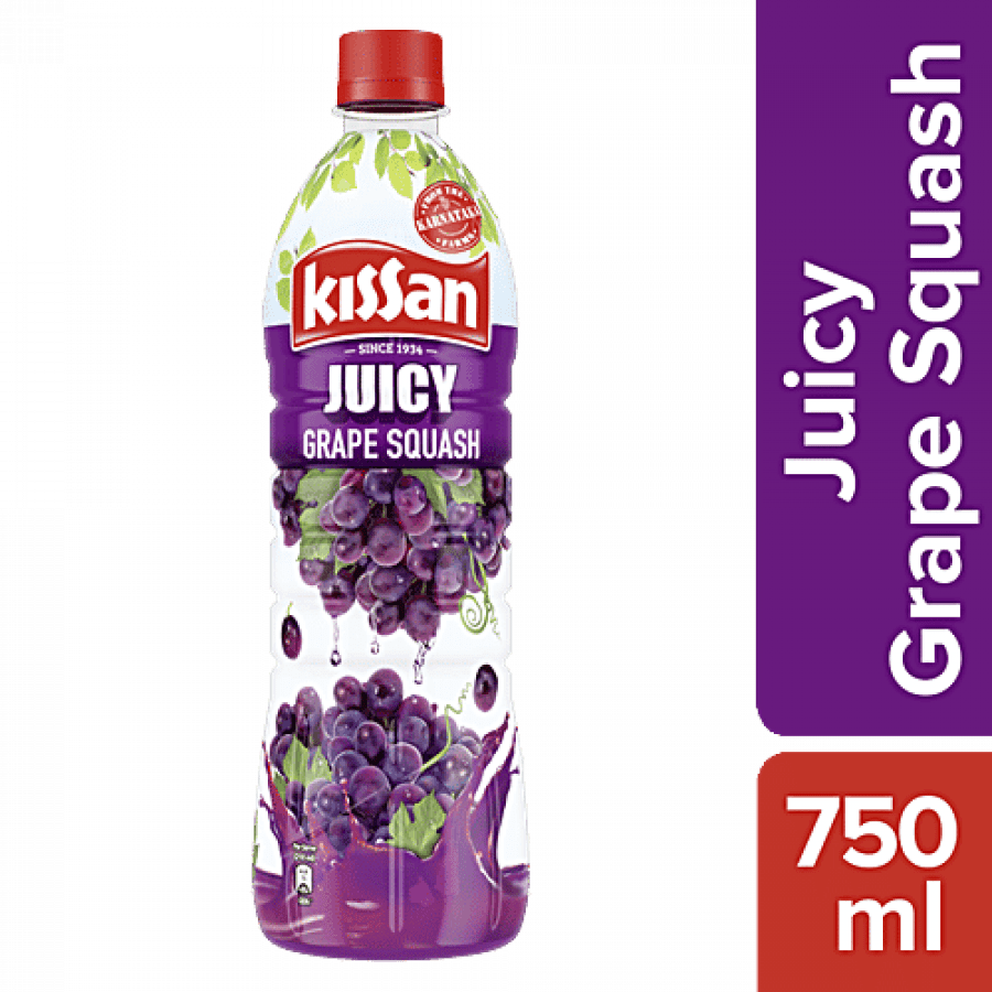 Kissan Juicy Grape Squash 750ml