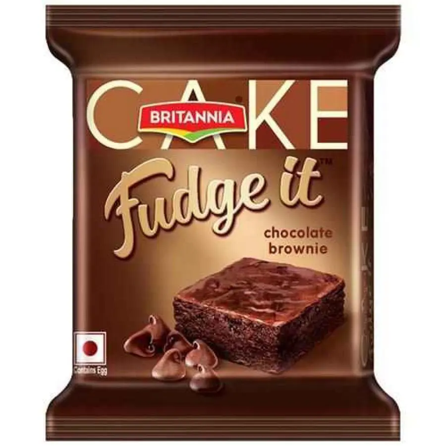 Britannia Cake Fudge It Chocolate Brownie 40g