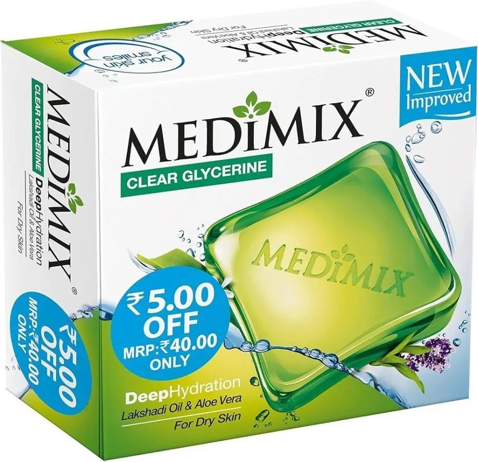 Medimix Clear Glycerine Deep Hydration Soap  100g