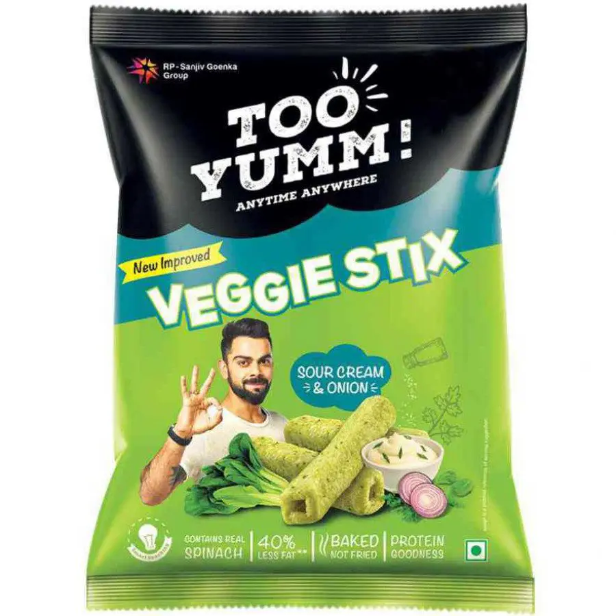 Too Yumm Veggie Stix Sour Cream Onion 45g